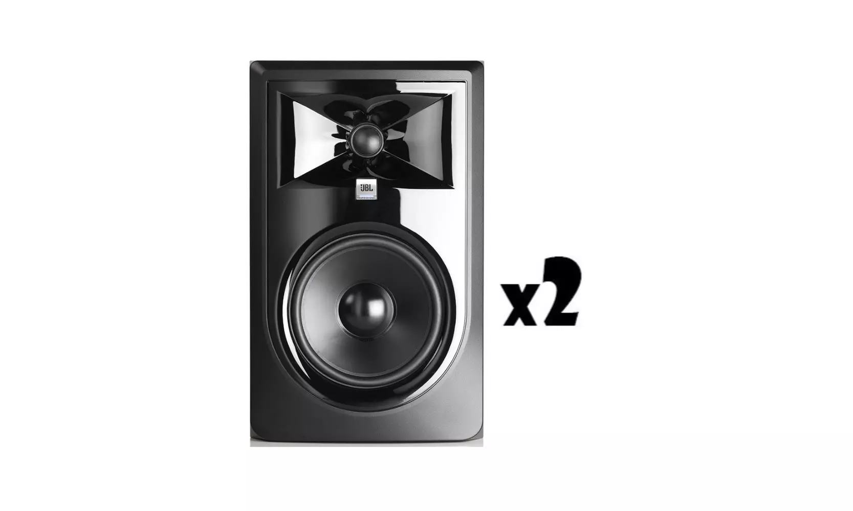 JBL 306P MkII Powered 6-inch Two-Way Studio Monitor 2 Pack - Primary Image
