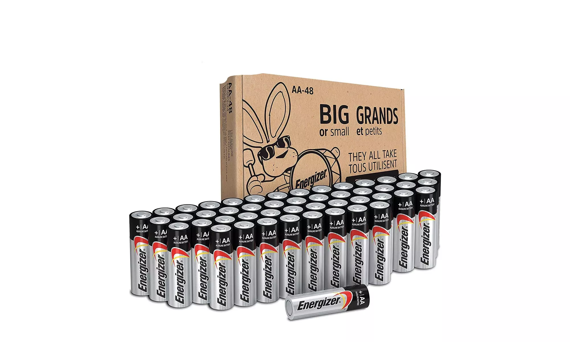 AA Batteries - 48 Count, MAX Premium Alkaline Double A Battery  - Second Medium
