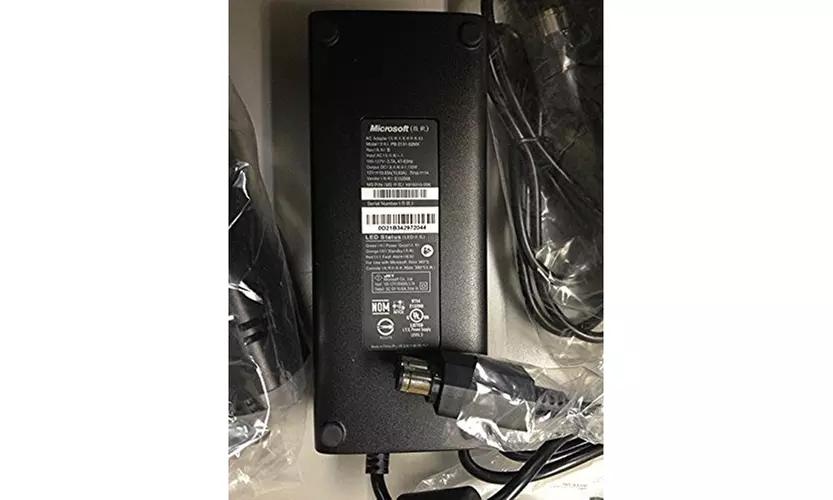 Microsoft Original Power Supply Charger AC Adapter for Xbox 360 Slim - Second Medium