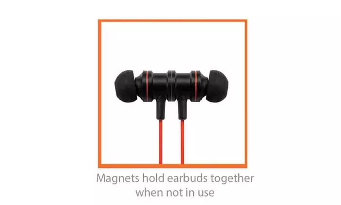Maze Exclusive HYPE Active Sport Bluetooth Earbuds- Red  - Second Medium
