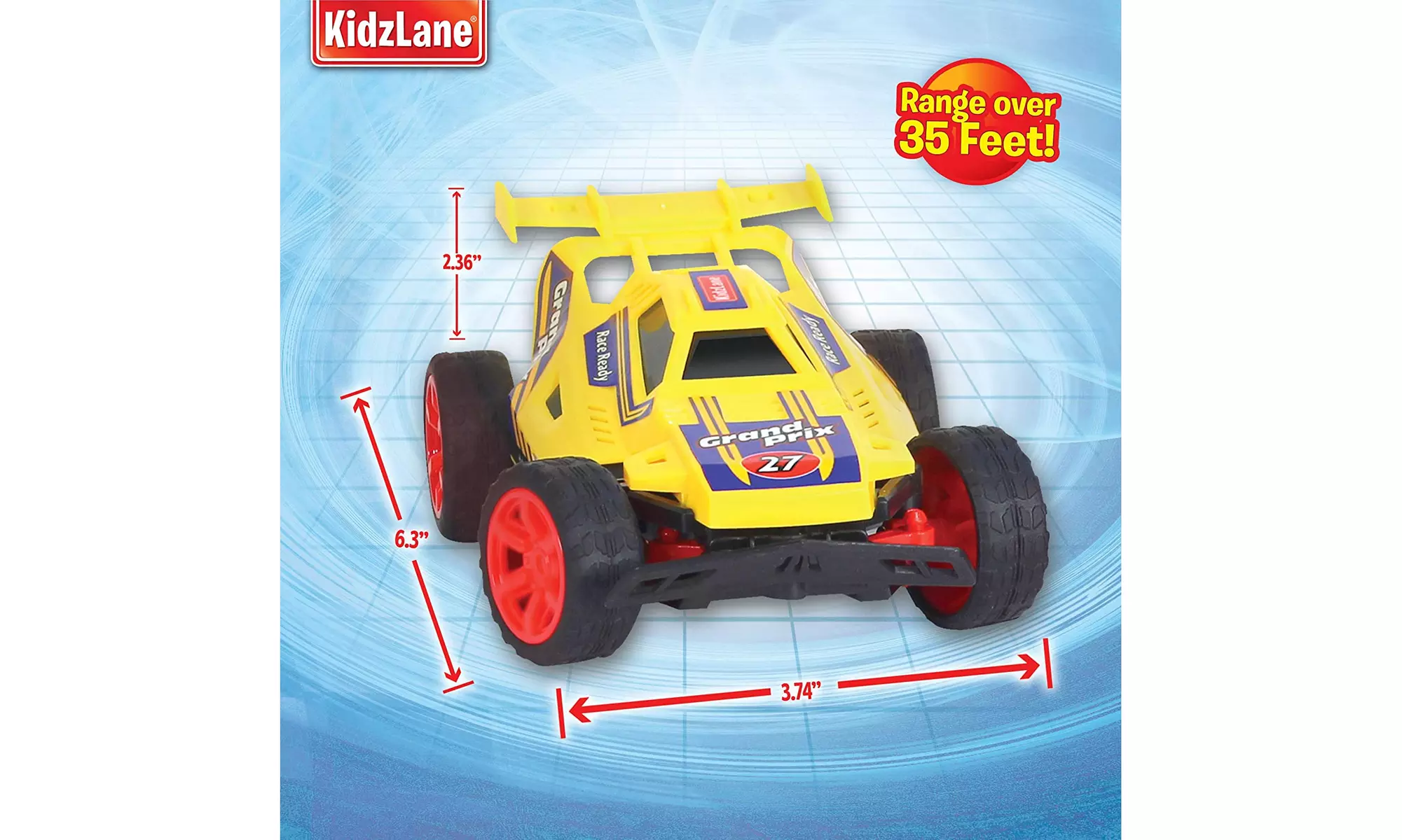 Kidzlane Remote Control Racing Cars, Set of Two - Easy to Control - Second Medium