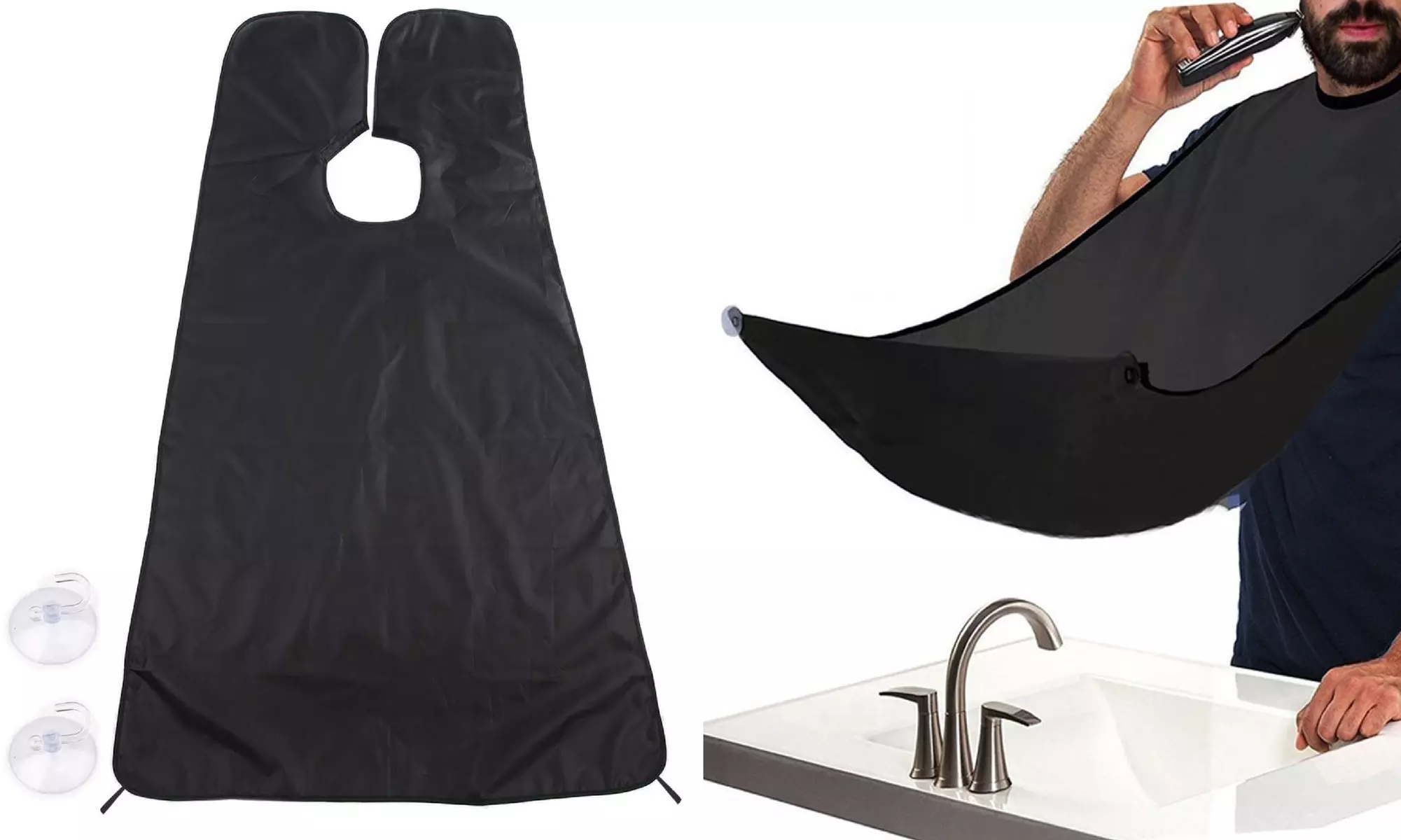 Beard Shave Beard Apron Beard Bib Beard Trim Catcher Grooming Cape Home Use - Primary Image
