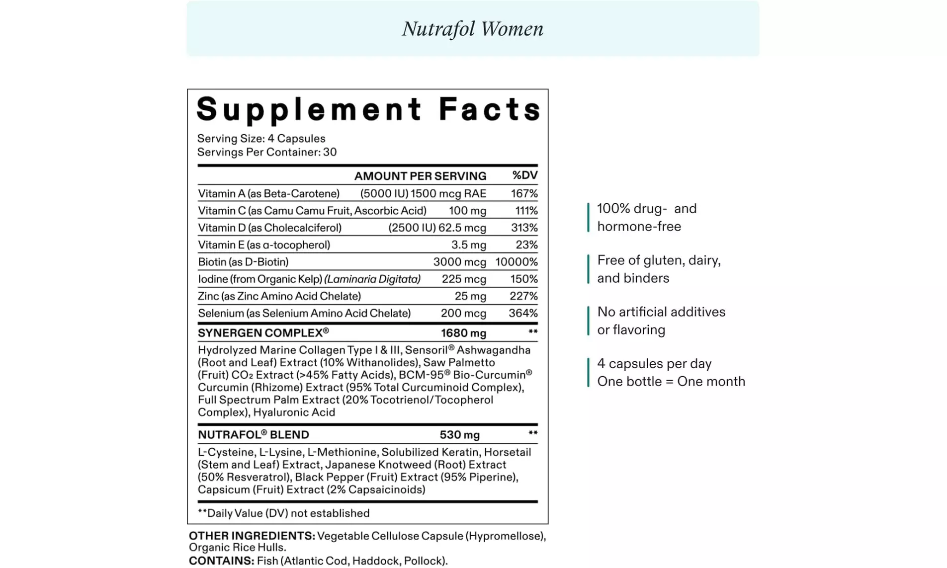 Nutrafol Hair Growth Supplements 