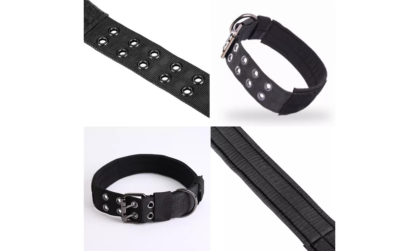 US Tactical heavy duty Nylon large Dog Collar collar K9 Military Metal Buckle