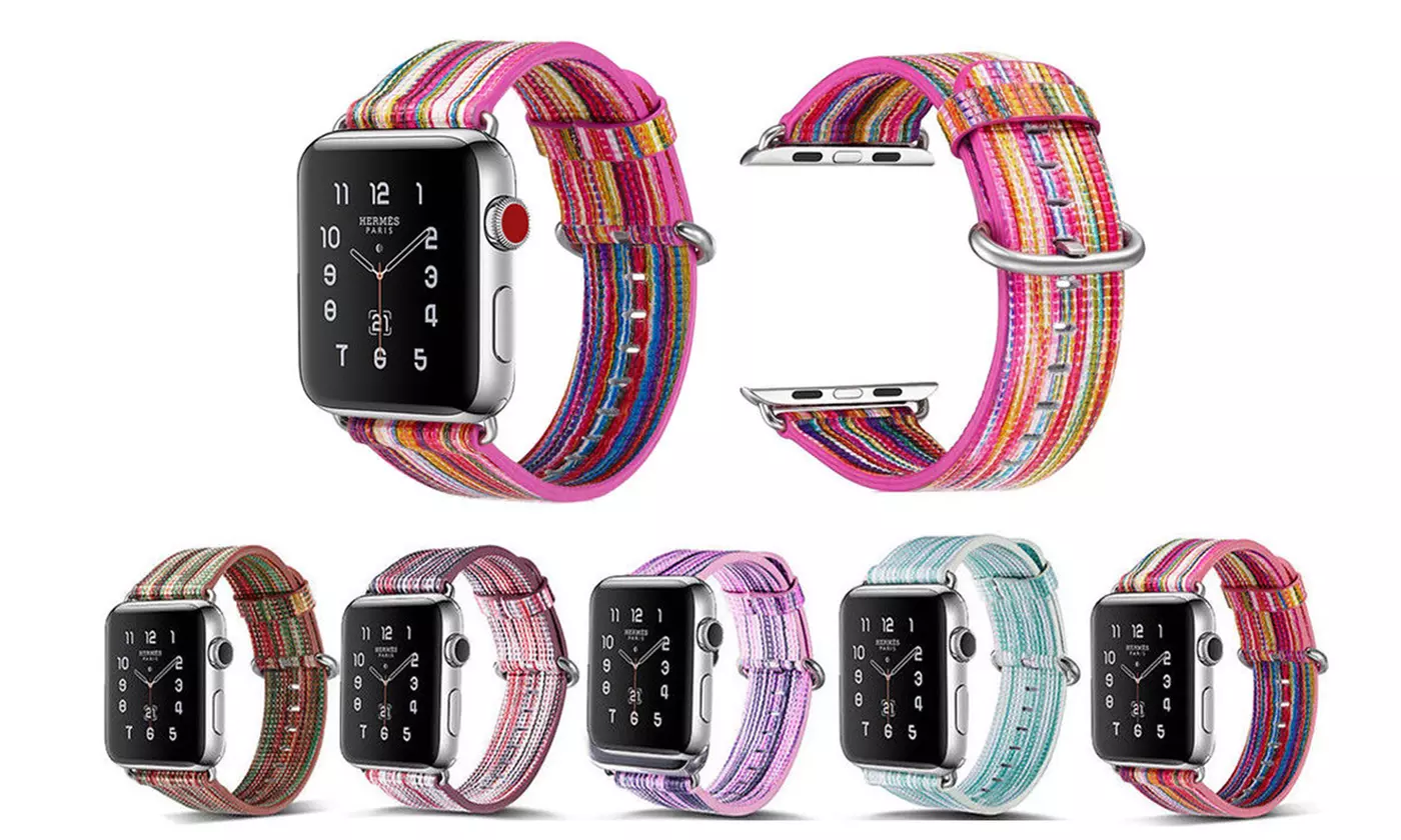 Genuine Leather iWatch Band Compatible For Apple Watch Series 4/3/2/1 - Primary Image