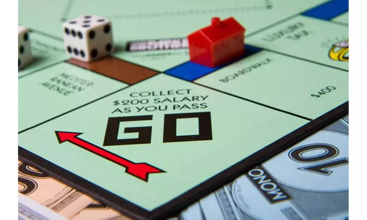 Learning Playing Classic Monopoly Replacement Board Game To Trick Your Kids Gift - Second Medium