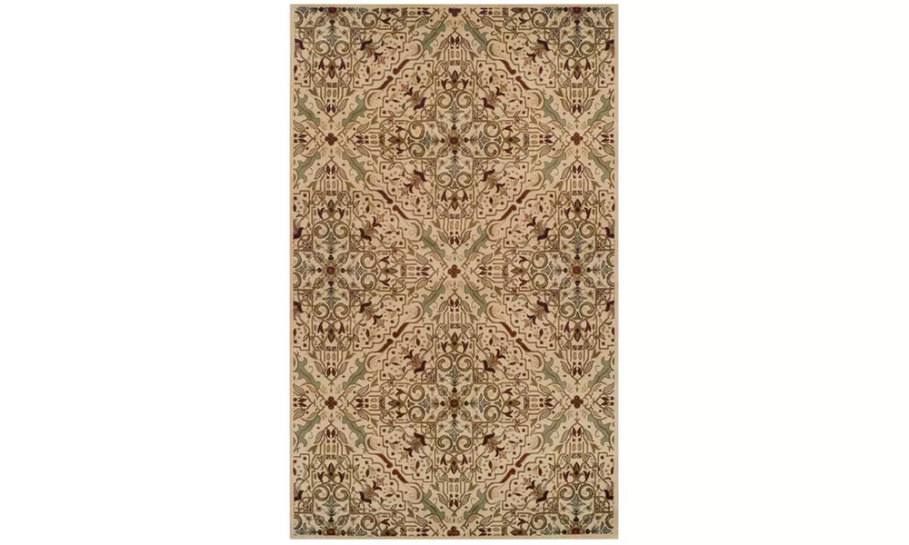 Superior Elegant Camille Printed Ultra-Soft Hand Woven Polypropylene Area Rug - Primary Image