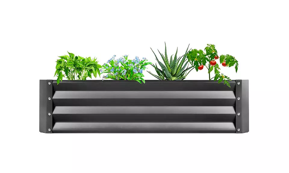 Outdoor Metal Raised Garden Bed Box