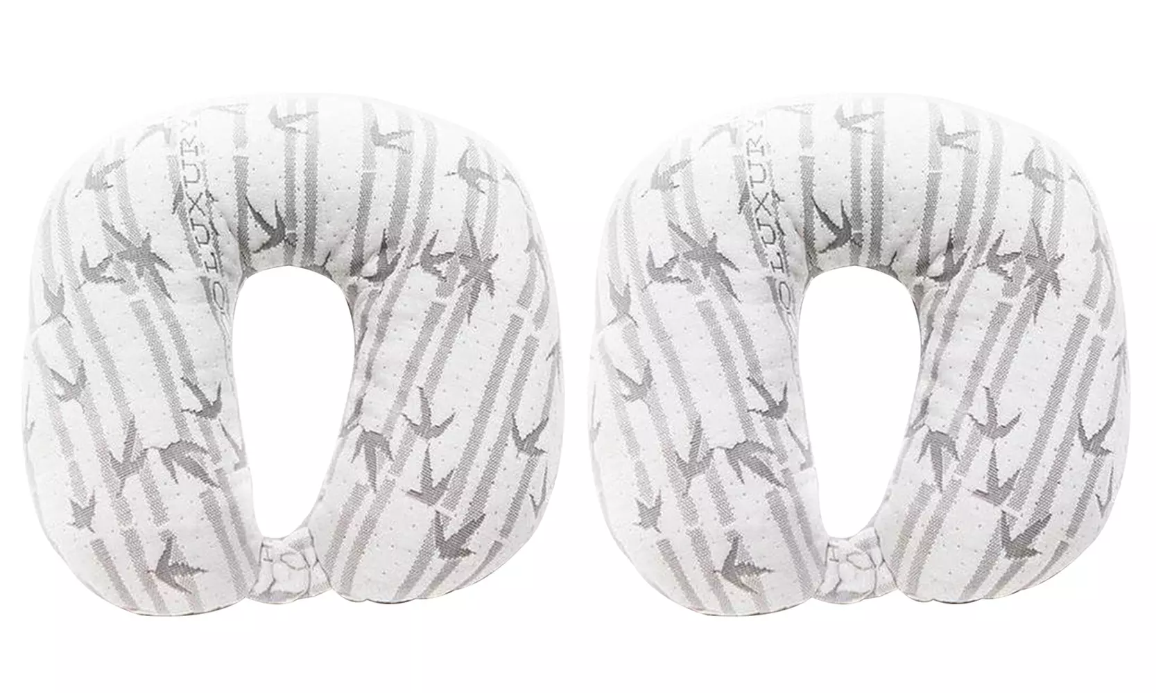Hypoallergenic Bamboo Memory Foam Neck Support Pillow (2-Pack) - Primary Image