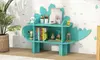 Costway Animal Bookcase for Kids 2/3/4-Tier Toy Storage Organizer Open Shelves
