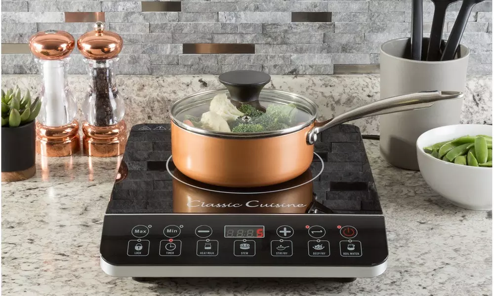 Multi-Function 1800W Portable Induction Cooker Cooktop Burner by Classic Cuisine - Primary Image