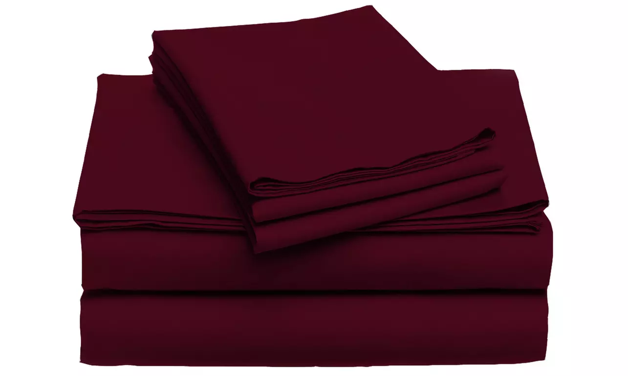 Luxury Home Bamboo-Blend Sheet Set (Dark Colors)