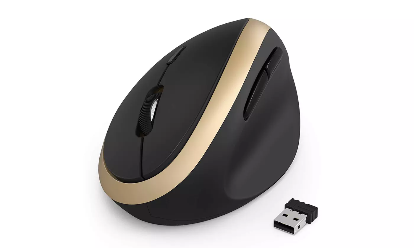 Wireless Vertical Mouse Jelly Comb Wireless High Precision Ergonomic Optical  - Primary Image