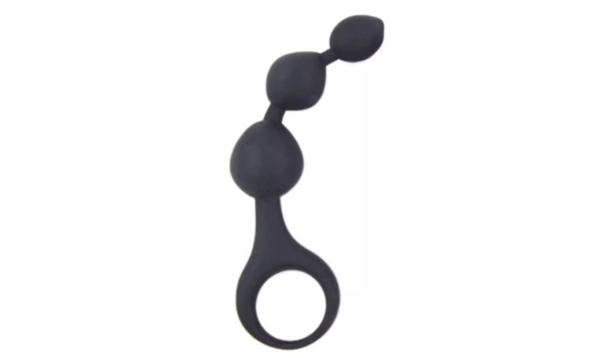 Anal Plug Beads With Safe Pull Ring Anal Chain For Beginner User - Primary Image
