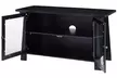 Signature Homes Black Wood Glass Door Entertainment Center - Second Medium