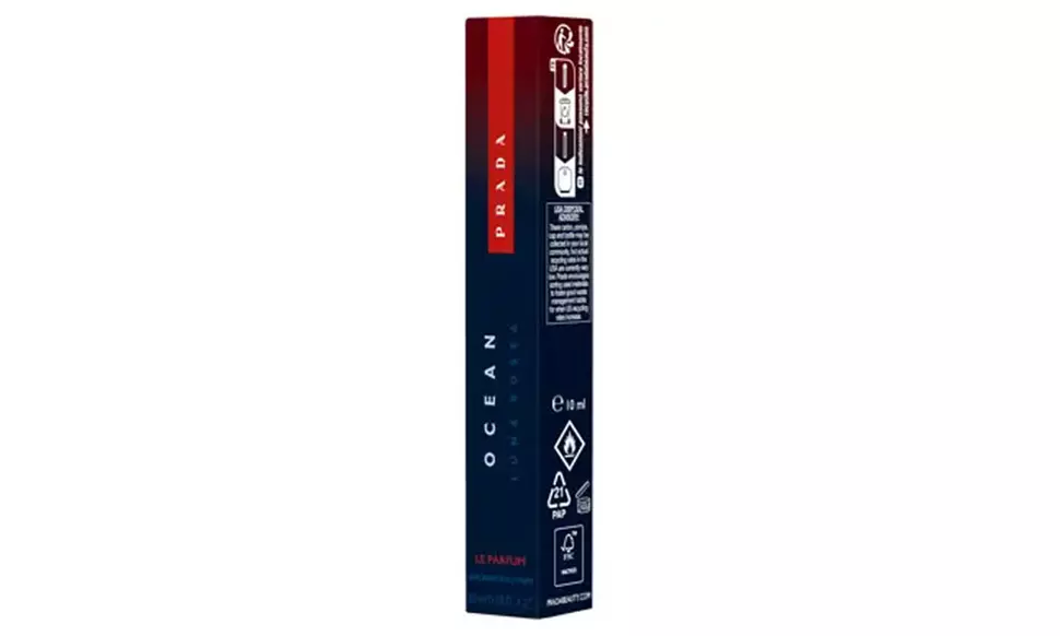 Prada Ocean Luna Rossa Le Parfum Travel Spray for Men 0.33 Fl. Oz.