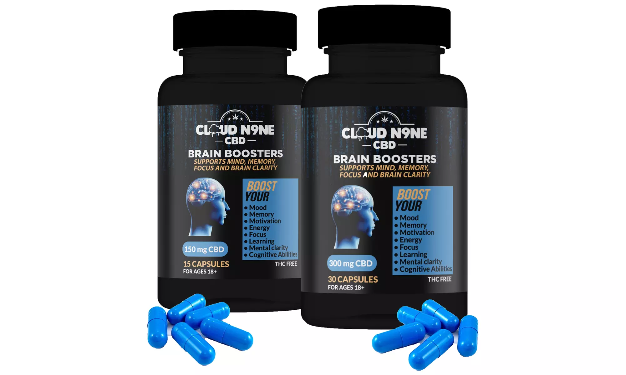 Cloud N9ne CBD Brain Booster - Primary Image