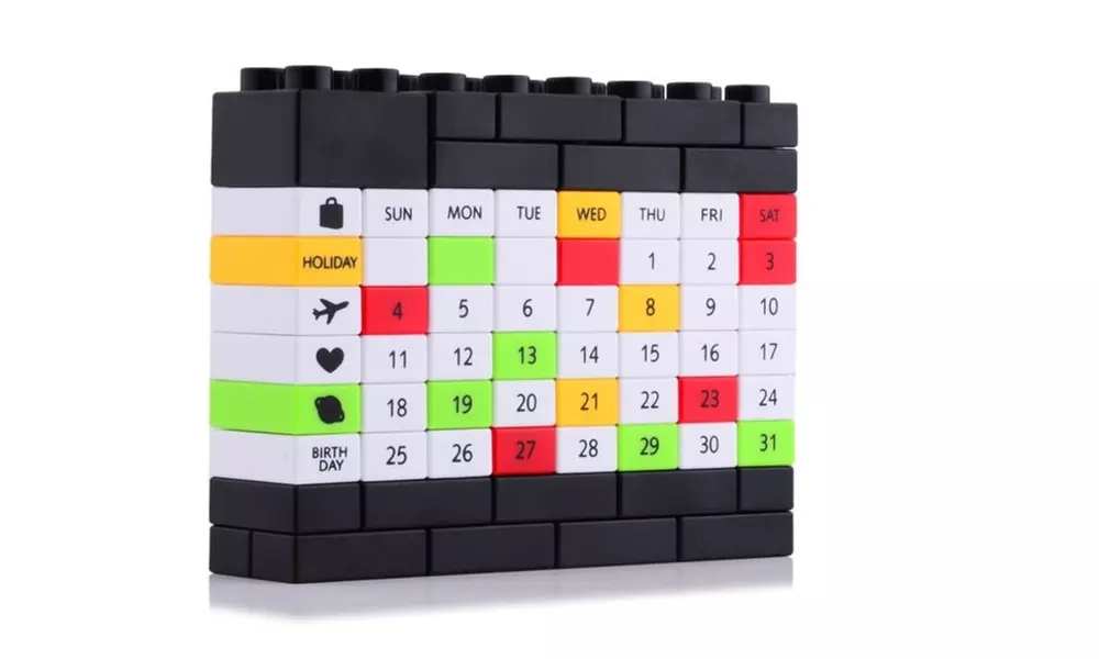 Desk Calendar Building Blocks - Primary Image