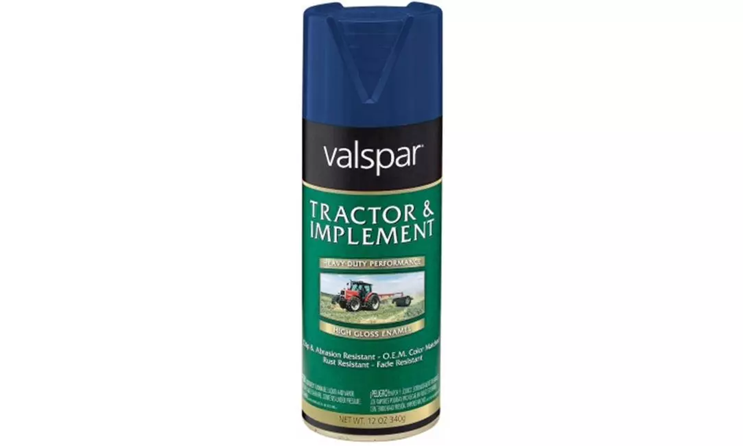 Valspar Brand 18-5339-12 SP 12 Oz Ford Blue Tractor & Implement Enamel Spray - Primary Image
