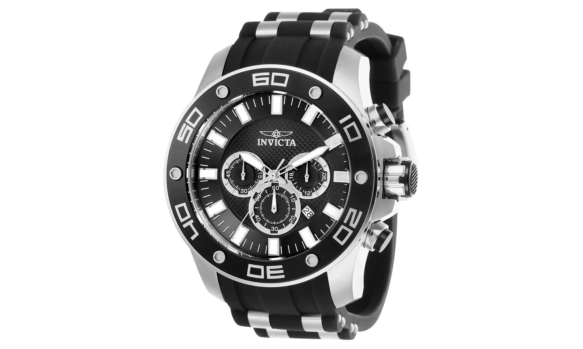 Invicta Men's 26084 Pro Diver Quartz Chronograph Black Dial Watch - Primary Image