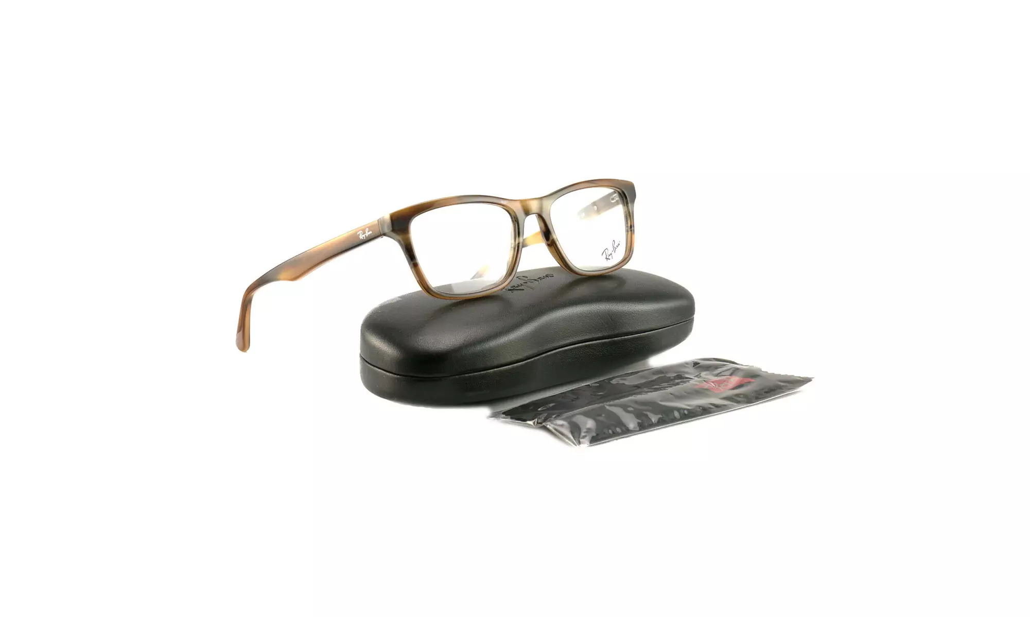 New Ray Ban Eyeglasses RB 5279-5542 Horn Brown Acetate 53 18 145 Authentic - Second Medium