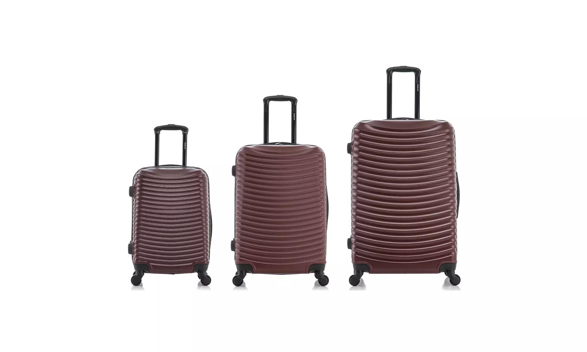 DUKAP Adly Lightweight Hardside Spinner 3 Piece Luggage Set 20"/24"/28"