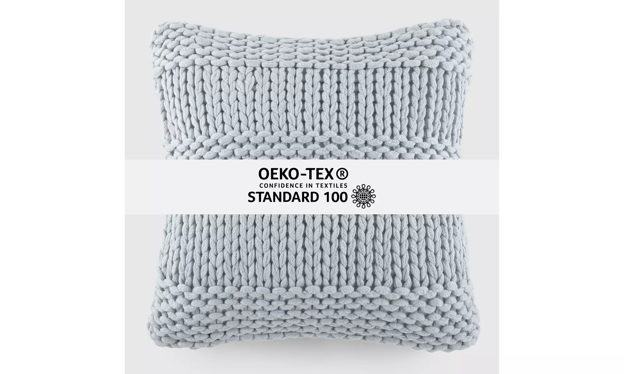 iEnjoy Home Cozy Chunky Knit Acrylic Decor Throw Pillow