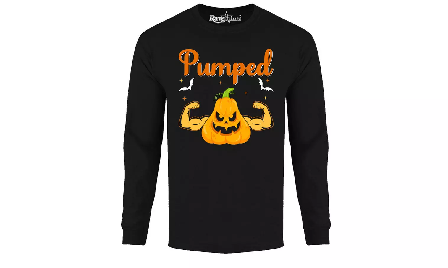 Men Creepy Scary Halloween Long Sleeve Shirt (S-2XL)