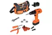 Big Boy's Workshop Tool Playset - Power Drill, Chainsaw, Backpack, and more - Second Medium