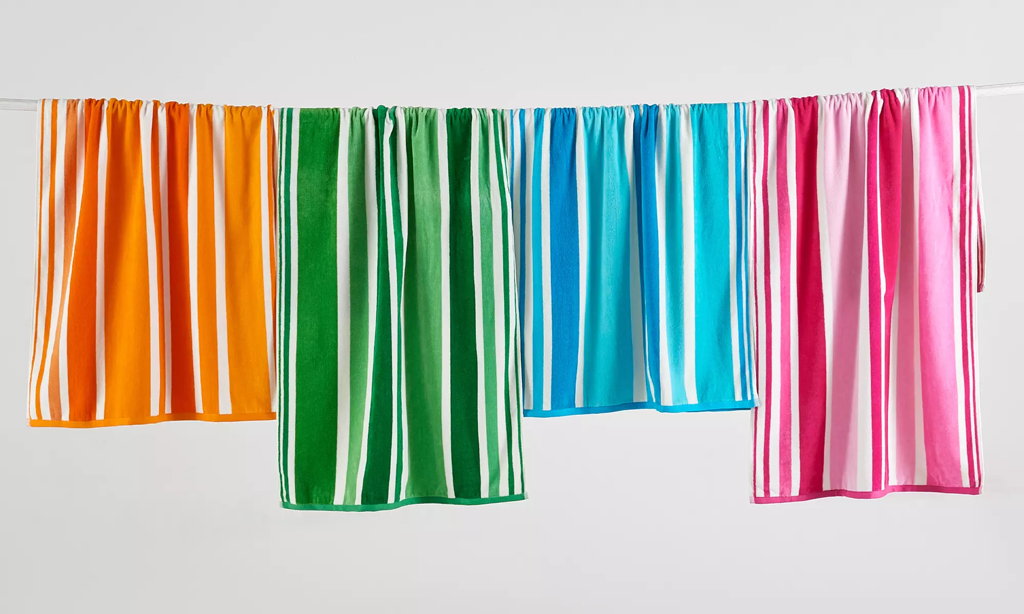 FreshFolds Four Pack Cotton Velour Beach Towels