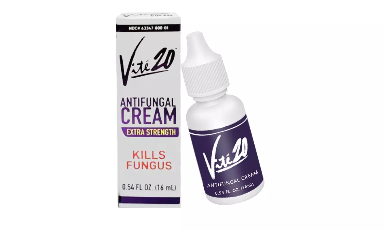 Vite20 Antifungal Extra Strength Hand and Feet Antifungal Cream 0.54oz/16ml - Second Medium