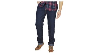 Men's Classic Navy Straight Fit Jeans