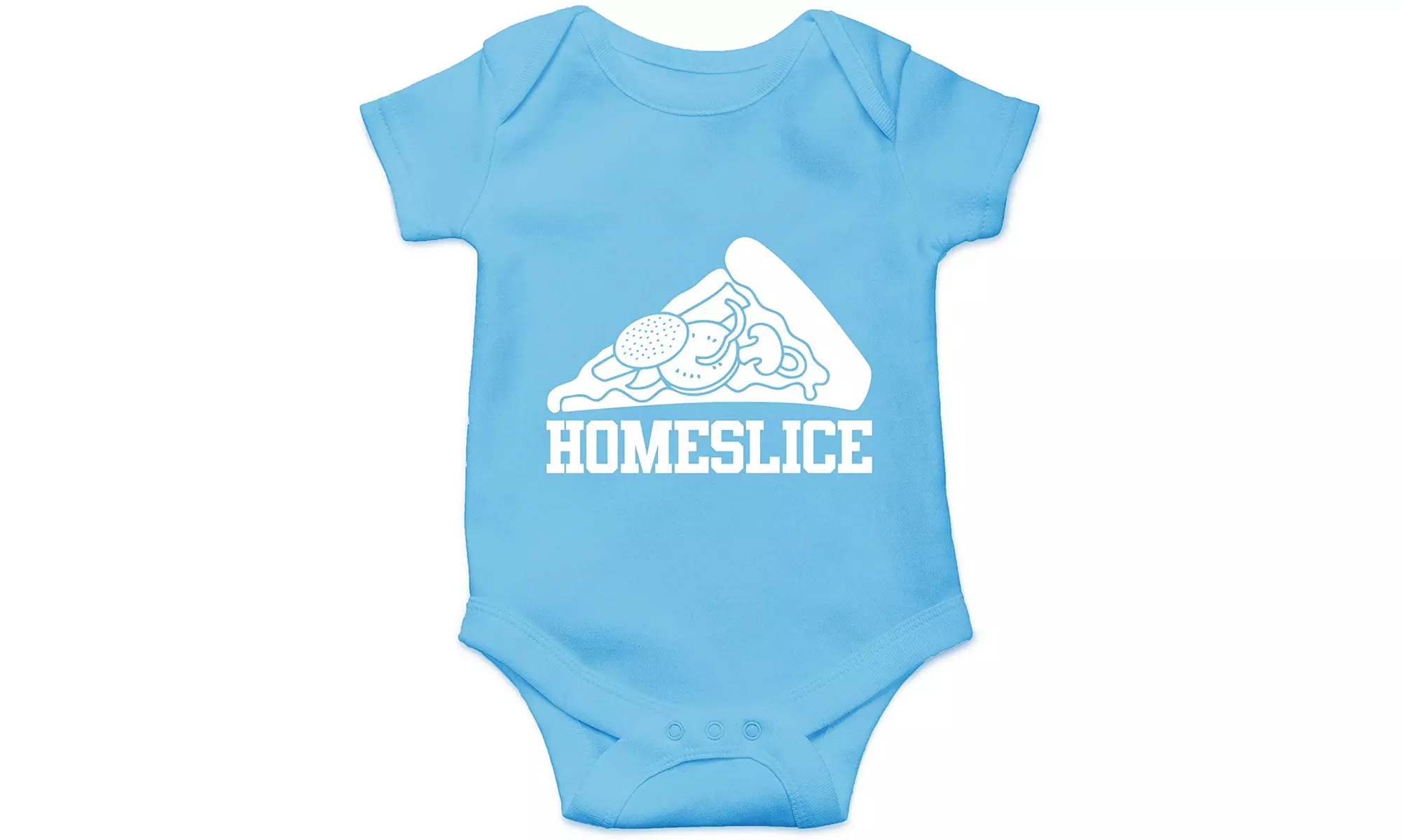 CBTwear HomeSlice - Funny Pizza Lover Hometown Slang - Cute Infant One-Piece - Primary Image
