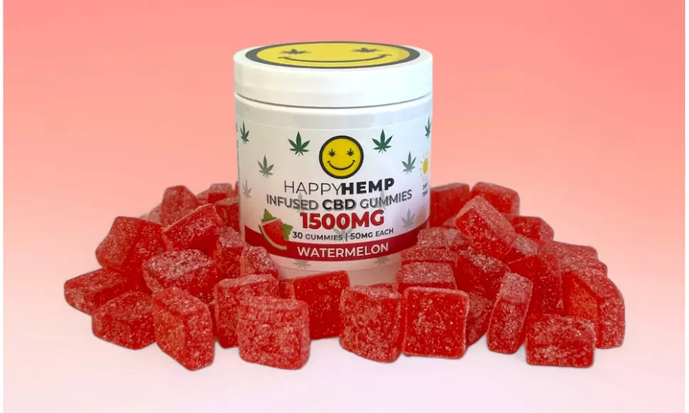 Happy Hemp Infused CBD Gummies Broad Spectrum CBD Gummies - Multiple Flavors