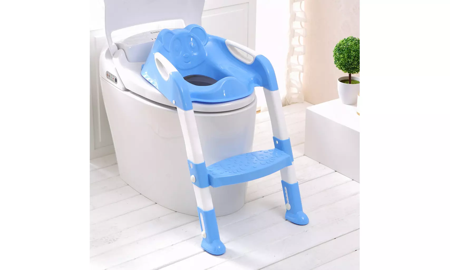 Mangohood Potty Training Toilet Seat with Step Stool Ladder - Primary Image