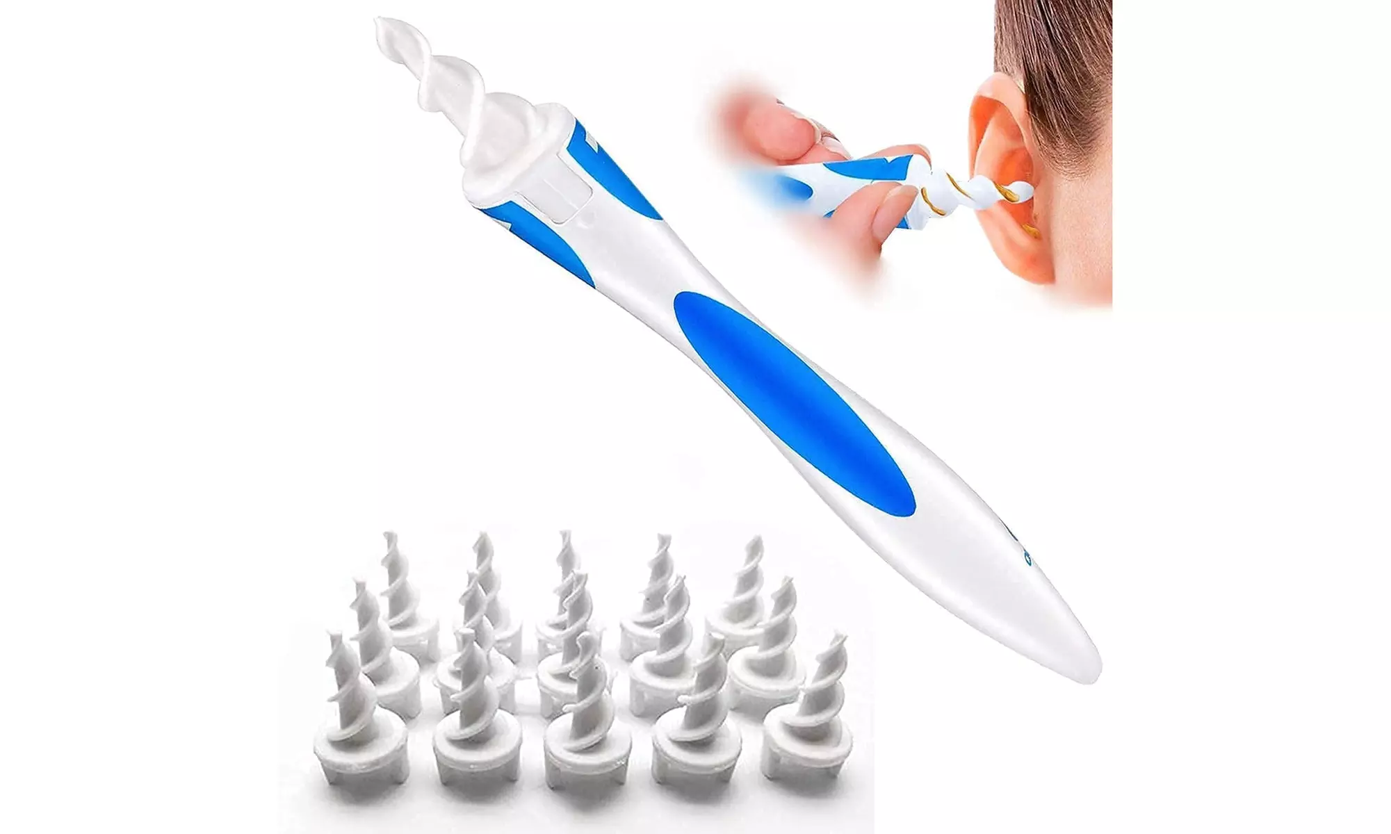 2022 Q-Grips Ear Wax Removal Tool- Safe Ear Wax Removal Tool, 16 Pcs Ear - Primary Image