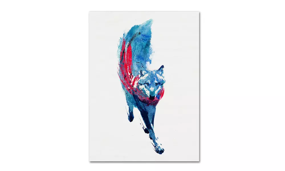 Robert Farkas 'Lupus Lupus' Canvas Art - Primary Image
