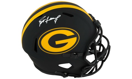 Brett Favre Signed Packers ECLIPSE Riddell Full Size Replica Helmet (Favre Holo)