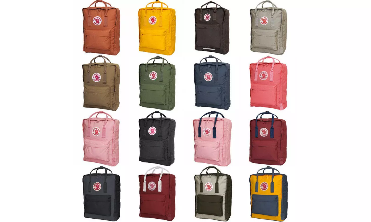 Fjallraven Kanken Classic Backpack 16L Camping & Hiking Day Packs - Primary Image