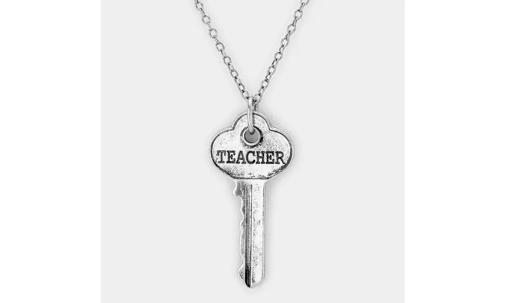 Teacher Key Drop Necklace - Primary Image