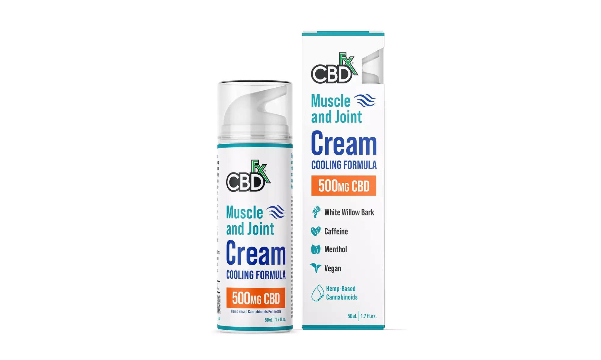 CBD Cream For Muscle & Joint: Cooling Formula from CBDfx 500mg-3000mg - Primary Image