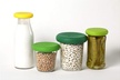 Food Huggers Reusable Silicone Food Savers, Set of 4, Fresh Greens - Second Medium