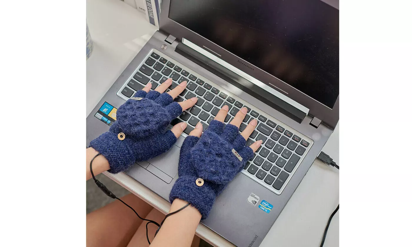 ItBelongs2U USB Electric Heated Gloves
