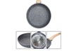 Nonstick Frying Pan Stone Coating Skillet Pan Bakelite Handle Kitchenware - Second Medium