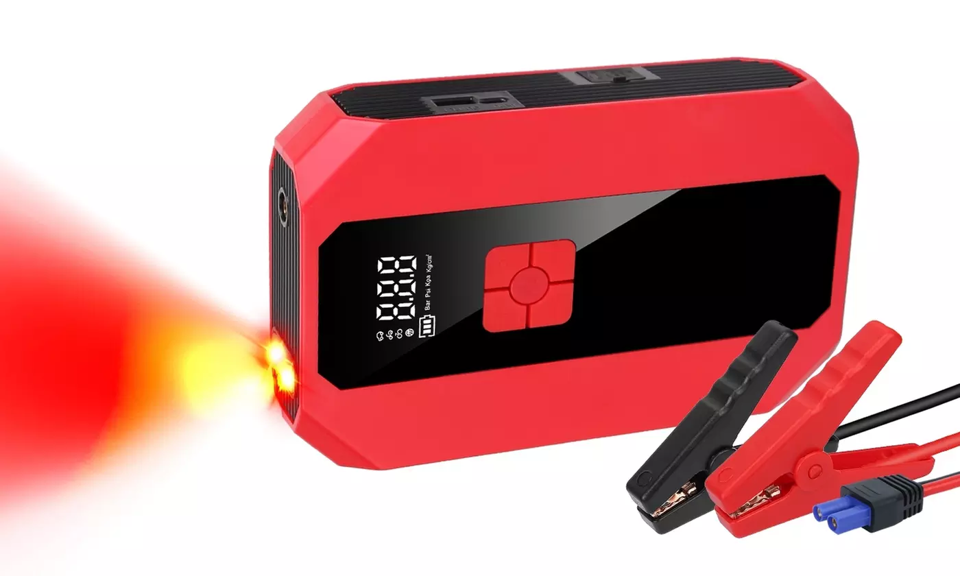 Inova 1500A Jump Starter and 20000mAh Power Bank with three Light Modes