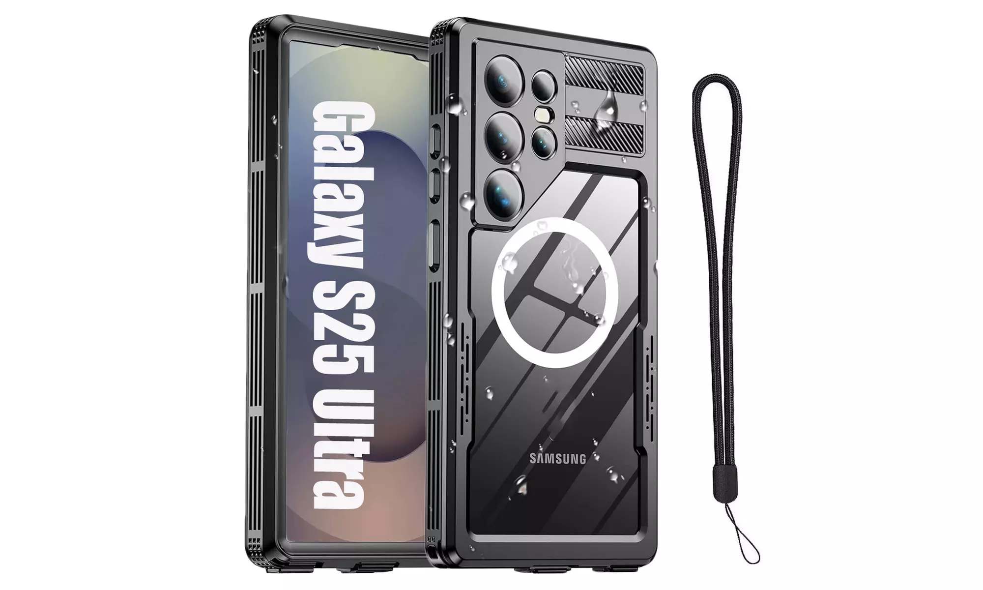 Magnetic Waterproof and Shockproof Case for Samsung Galaxy S25 Ultra / S25Plus - Primary Image