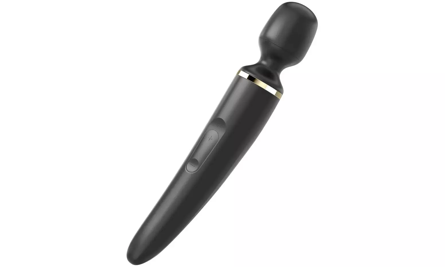 Satisfyer Wand-er Woman Silicone Wand Massager -Waterproof, Rechargeable - Black - Second Medium