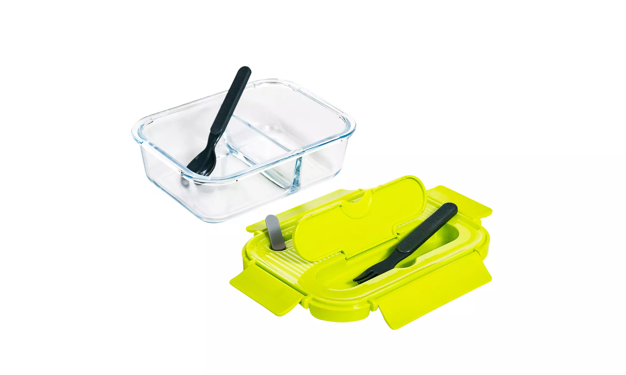 Borosilicate Glass Meal Prep Containers with Snap Locking Lids (1-3or 5 Pack)