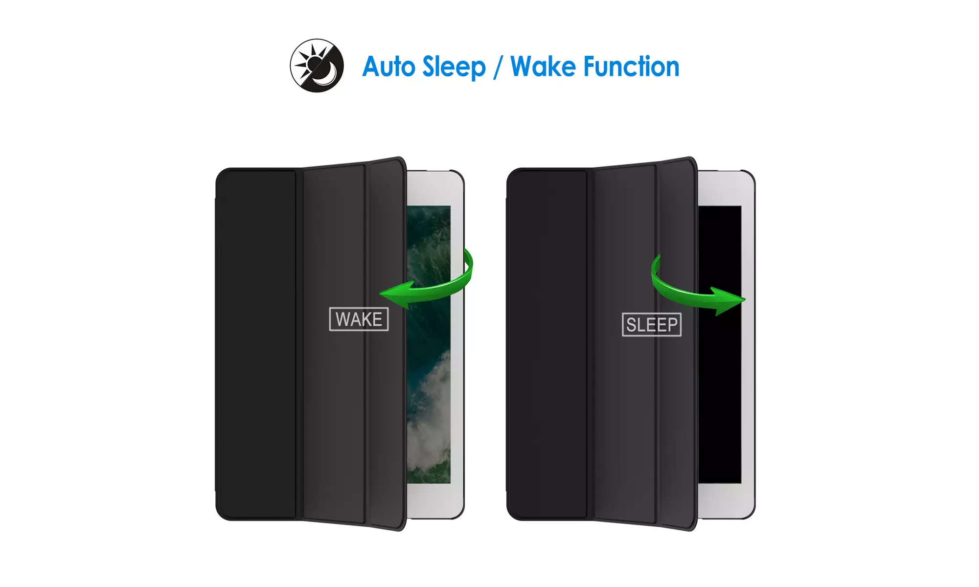 JETech Case for Apple iPad Mini 1 2 3, Hard Back Shell Soft-Touch Stand Cover