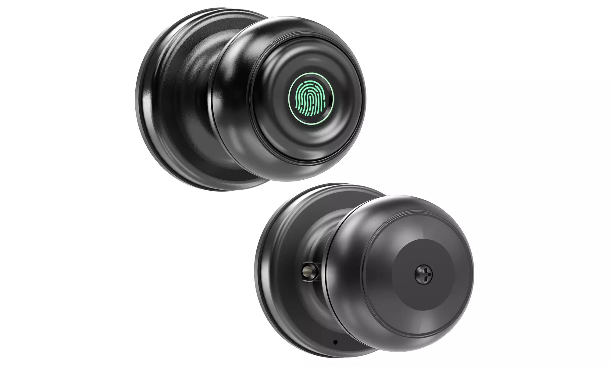 Smart Door knob Fingerprint Door Lock Smart Lock Keyless Entry No doorbell - Primary Image